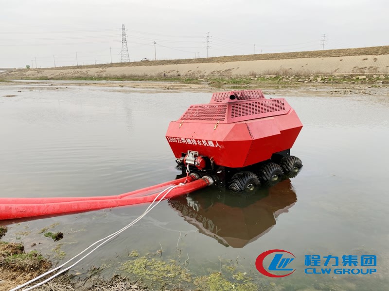 水陸兩棲排水機器人(六輪驅動)