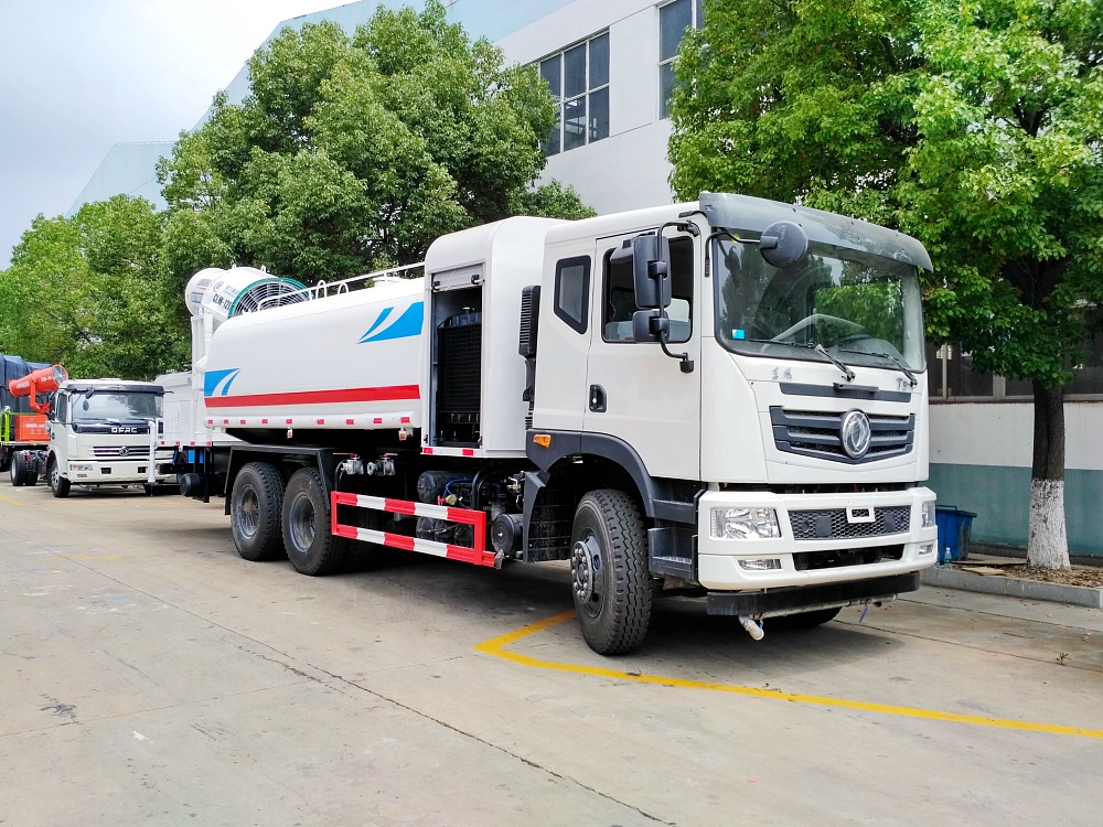 東風(fēng)T5后雙橋噴霧降塵車(國五16立方/50-120米霧炮)